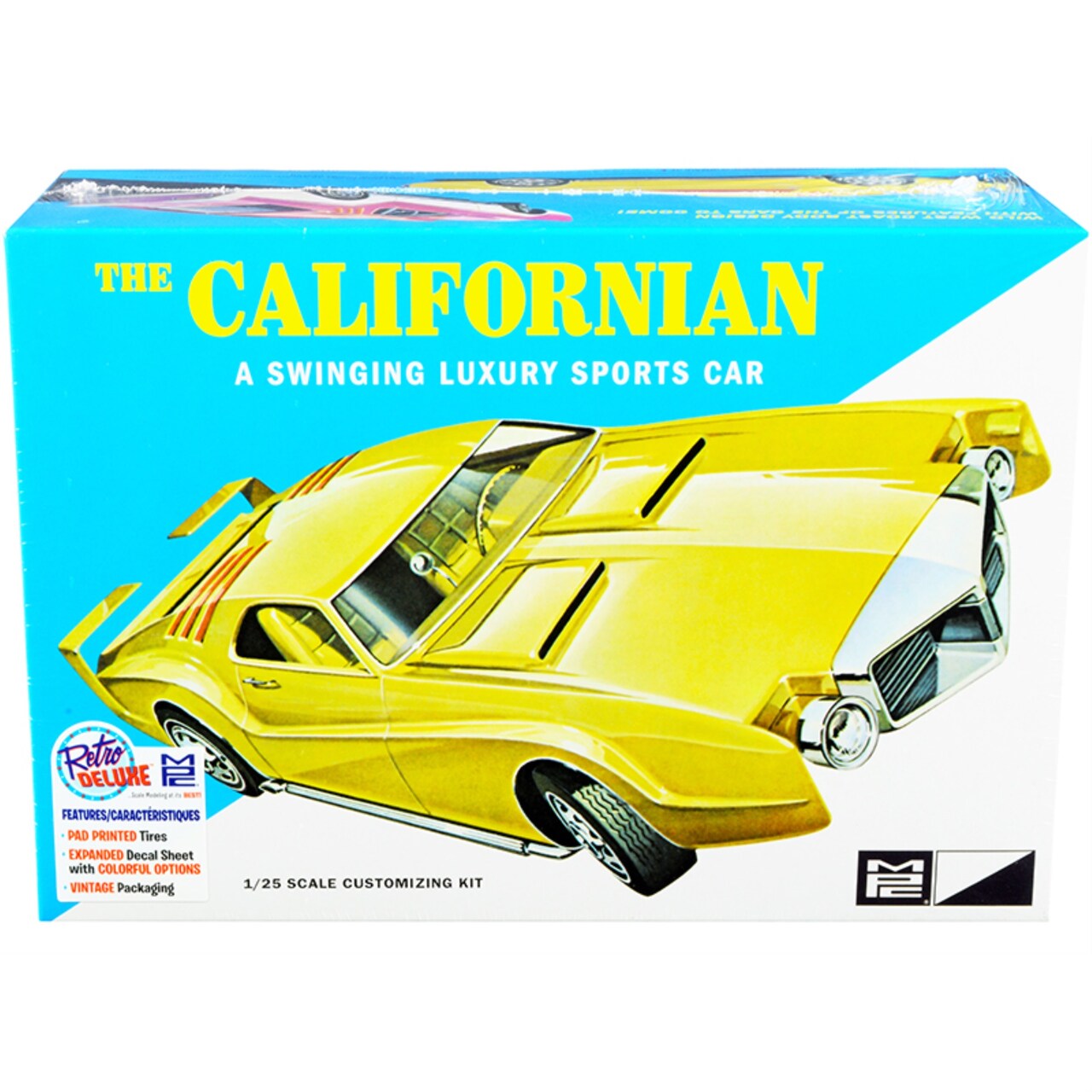 Skill 2 Model Kit 1968 Oldsmobile Toronado Custom "The Californian" 1/25 Scale Model By Mpc
